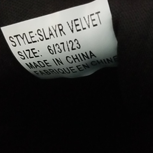 Purple velvet slayr boots - Picture 6 of 7